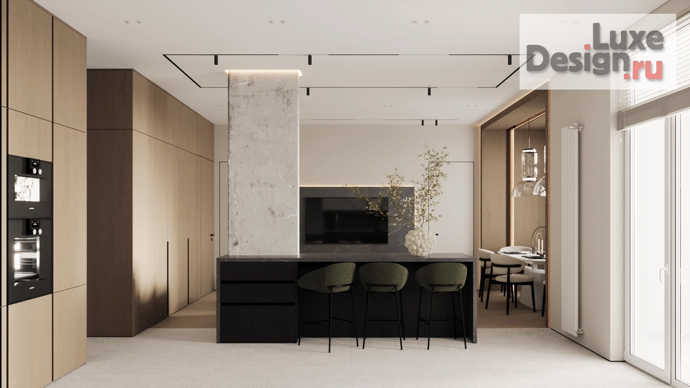 Дизайн интерьера трехкомнатной квартиры "BESTCON RESIDENCE" (фото 12)