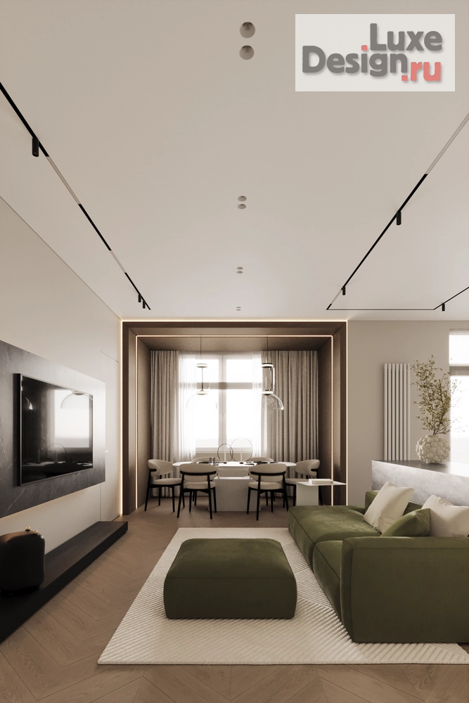 Дизайн интерьера трехкомнатной квартиры "BESTCON RESIDENCE" (фото 16)