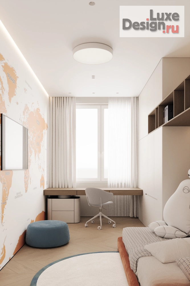 Дизайн интерьера трехкомнатной квартиры "BESTCON RESIDENCE" (фото 18)