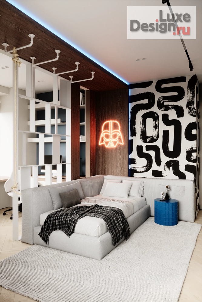 Дизайн интерьера двухкомнатной квартиры "CHICAGO RESIDENCE" (фото 25)