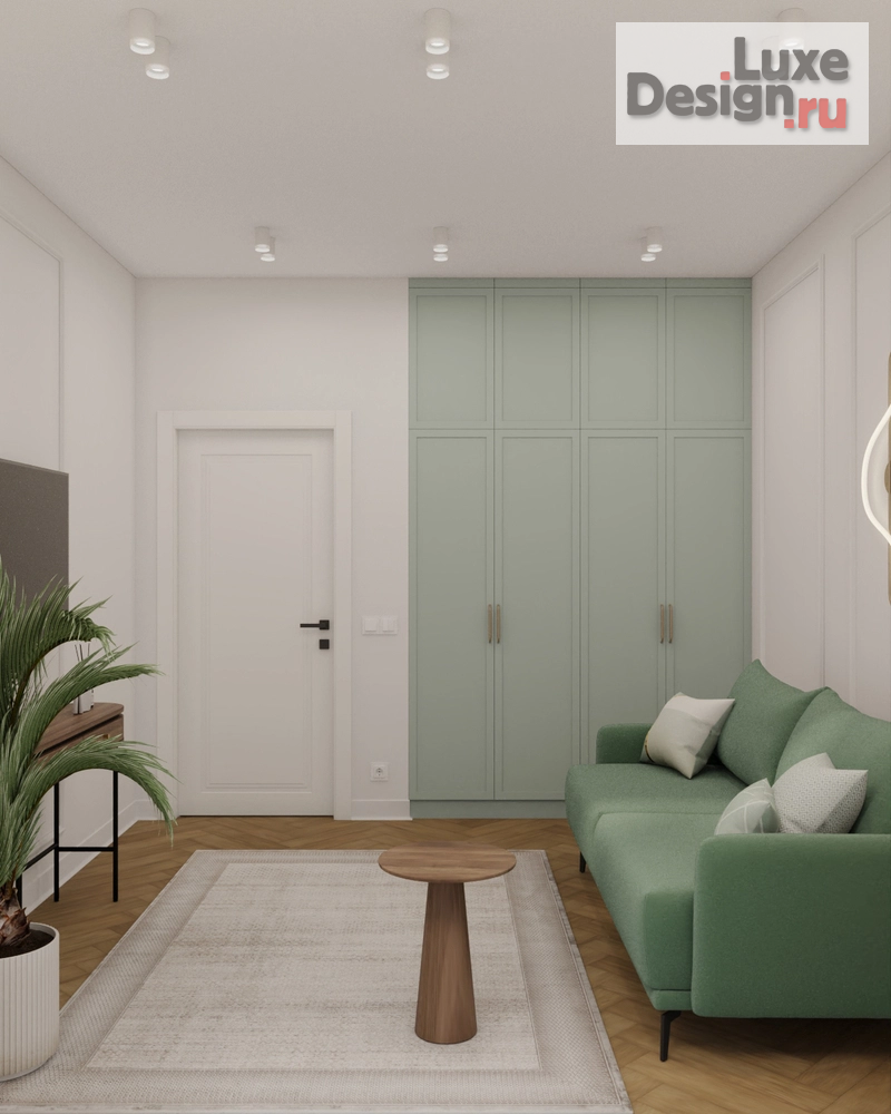 Дизайн интерьера двухкомнатной квартиры "2-ком квартира-студия в ЖК Европейский Берег" (фото 13)