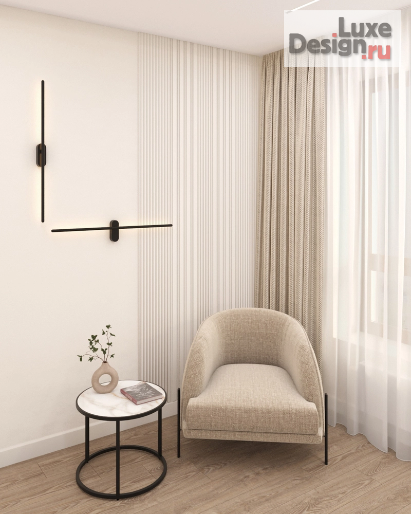 Дизайн интерьера двухкомнатной квартиры "Квартира в ЖК Прованс" (фото 3)