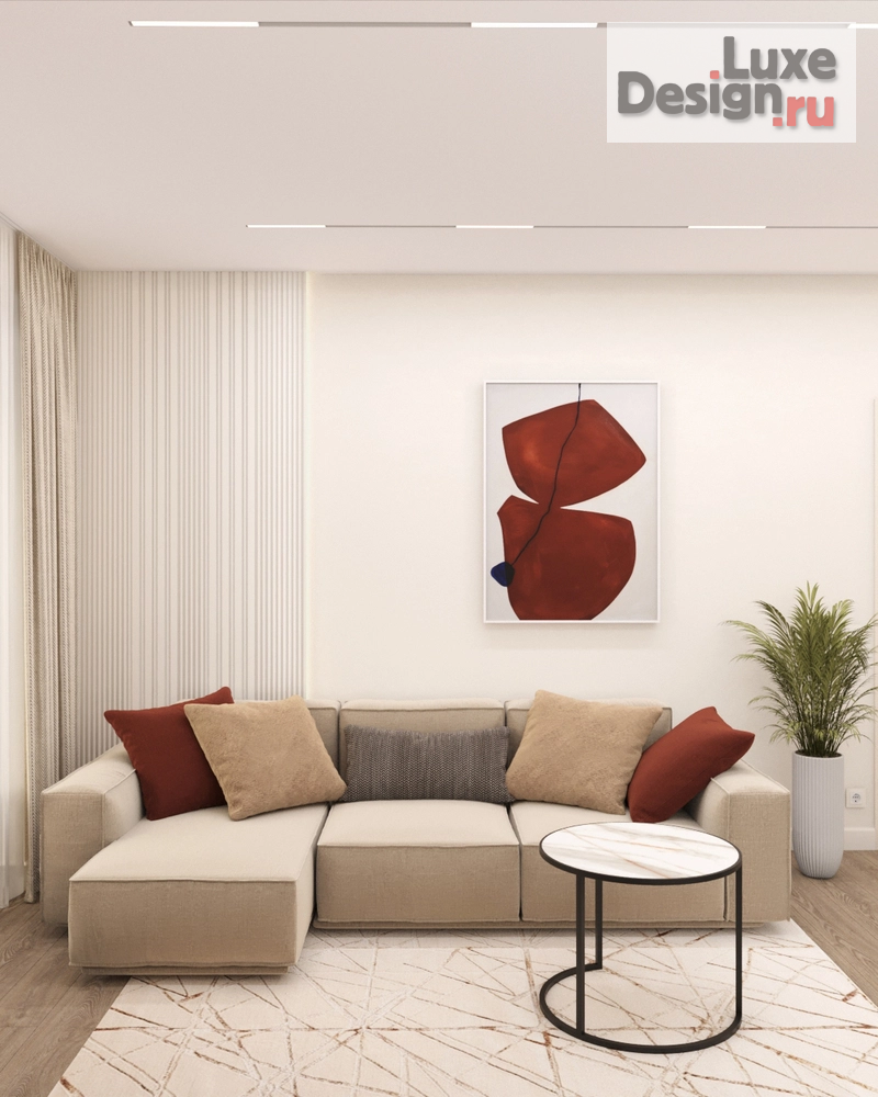 Дизайн интерьера двухкомнатной квартиры "Квартира в ЖК Прованс" (фото 5)