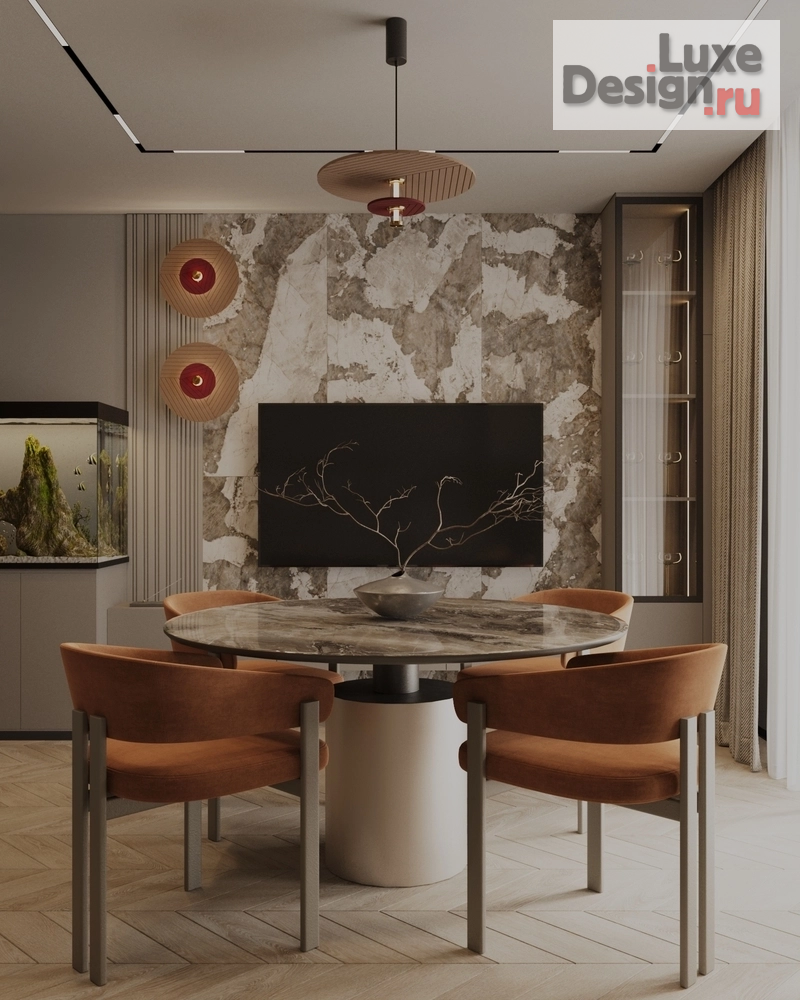 Дизайн интерьера кухни "Дизайн-проект 2комнатной квартиры ЖК Заельцовский" (фото 1)