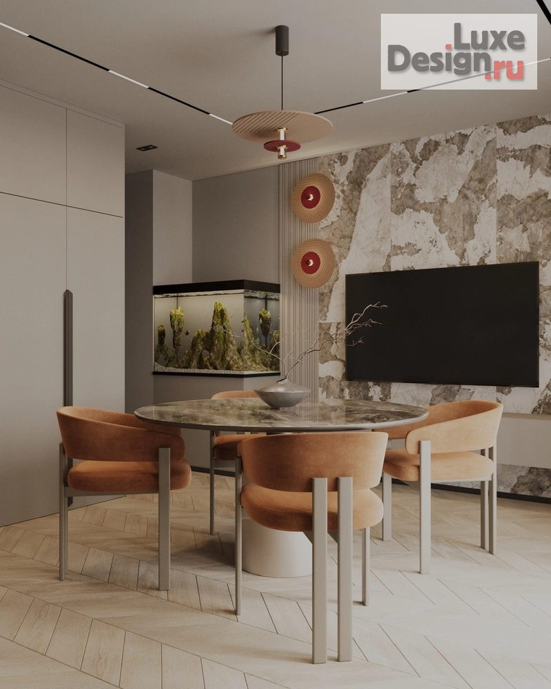 Дизайн интерьера кухни "Дизайн-проект 2комнатной квартиры ЖК Заельцовский" (фото 4)