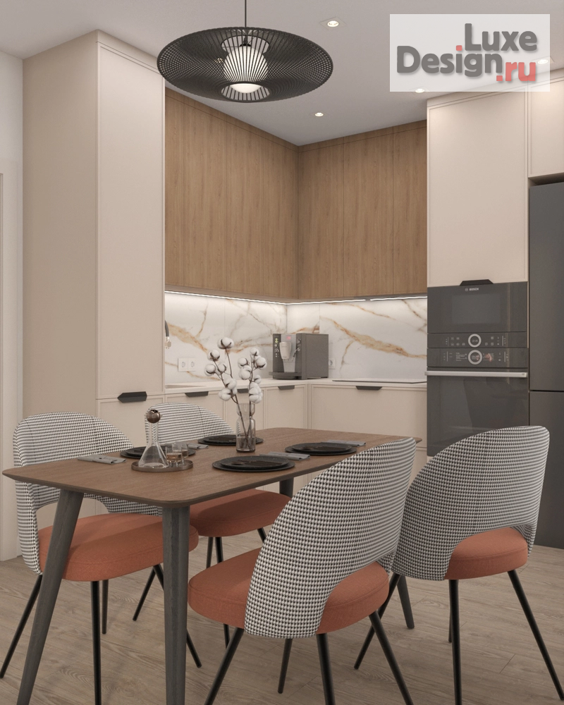 Дизайн интерьера двухкомнатной квартиры "Квартира в ЖК Прованс" (фото 7)