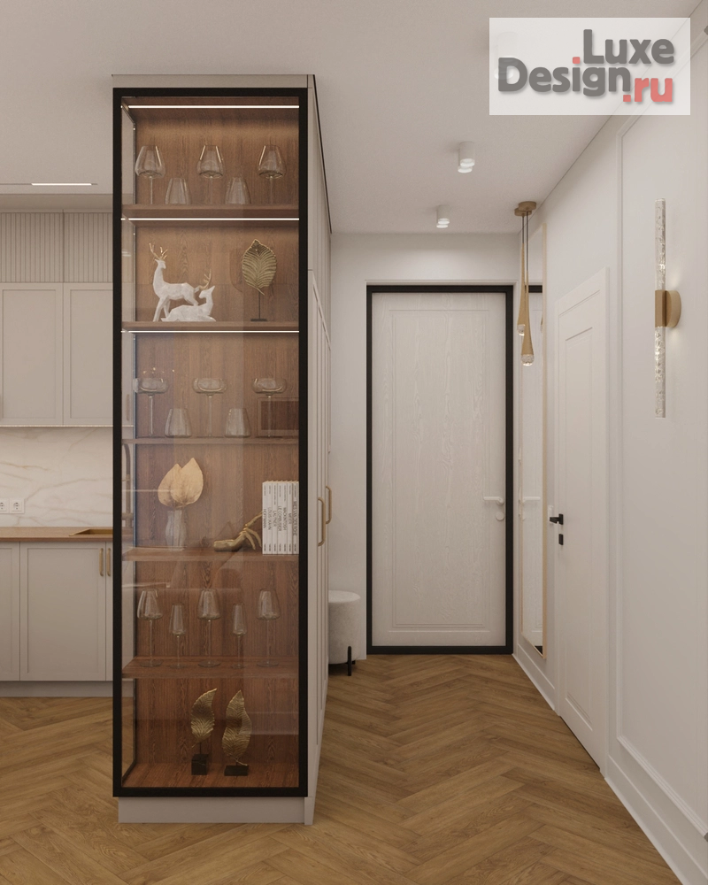 Дизайн интерьера двухкомнатной квартиры "2-ком квартира-студия в ЖК Европейский Берег" (фото 7)