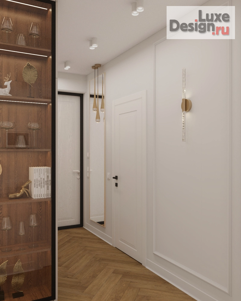 Дизайн интерьера двухкомнатной квартиры "2-ком квартира-студия в ЖК Европейский Берег" (фото 10)