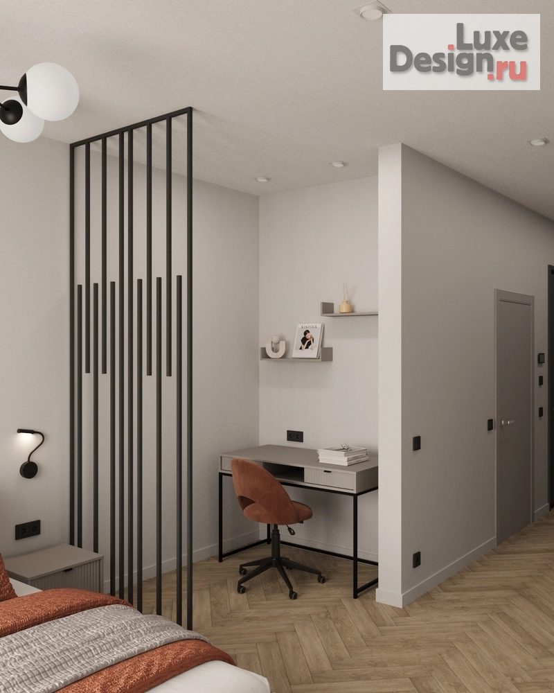 Дизайн интерьера однокомнатной квартиры "1комнатная квартира под аренду в ЖК Нобель" (фото 4)