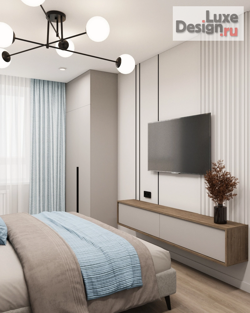 Дизайн интерьера трехкомнатной квартиры "Дизайн-проект 3 ком квартиры ЖК Основатели" (фото 21)