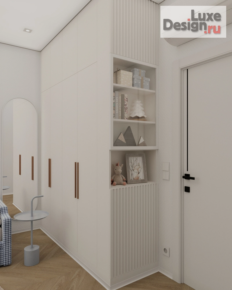 Дизайн интерьера трехкомнатной квартиры "Дизайн-проект квартиры в Москве ЖК Октябрьское поле" (фото 15)