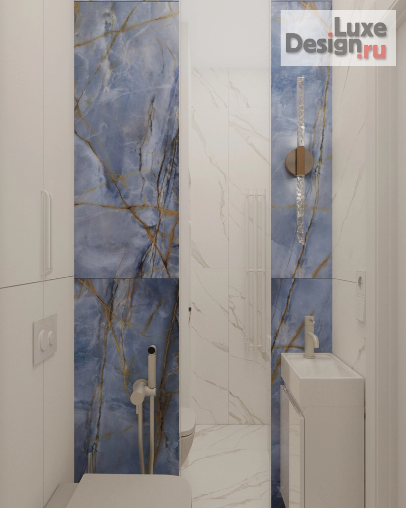 Дизайн интерьера трехкомнатной квартиры "Дизайн-проект квартиры в Москве ЖК Октябрьское поле" (фото 24)