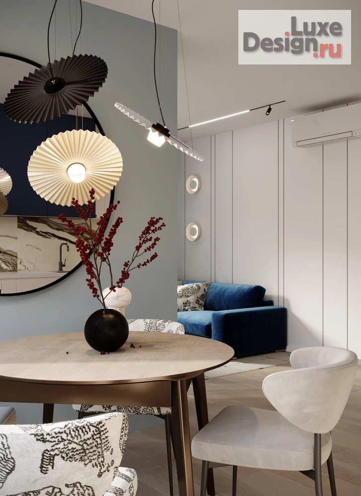 Дизайн интерьера двухкомнатной квартиры "Дизайн интерьера двухкомнатной квартиры "Интерьер квартиры в ЖК "Мылзавод""" (фото 16)