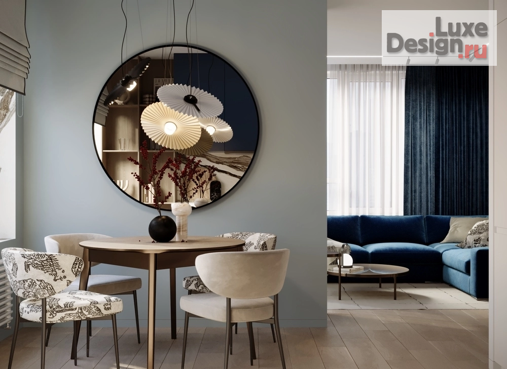 Дизайн интерьера двухкомнатной квартиры "Дизайн интерьера двухкомнатной квартиры "Интерьер квартиры в ЖК "Мылзавод""" (фото 1)