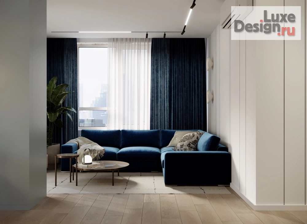 Дизайн интерьера двухкомнатной квартиры "Дизайн интерьера двухкомнатной квартиры "Интерьер квартиры в ЖК "Мылзавод""" (фото 2)