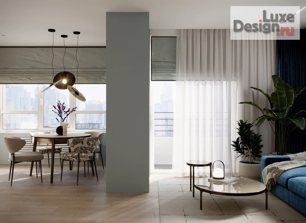 Дизайн интерьера двухкомнатной квартиры "Дизайн интерьера двухкомнатной квартиры "Интерьер квартиры в ЖК "Мылзавод""" (фото 4)