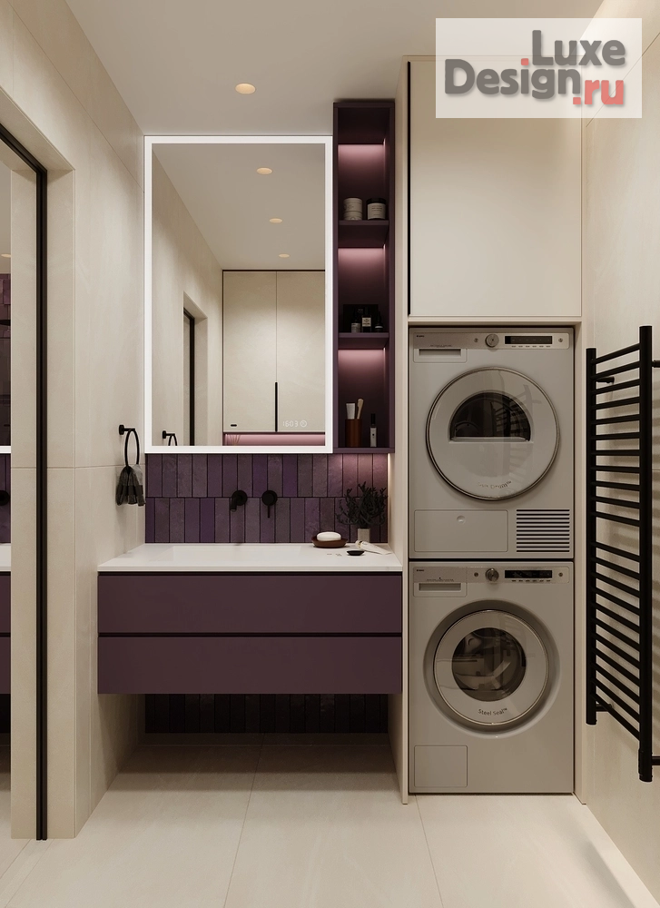 Дизайн интерьера двухкомнатной квартиры "Дизайн интерьера двухкомнатной квартиры "Интерьер квартиры в ЖК "Мылзавод""" (фото 31)