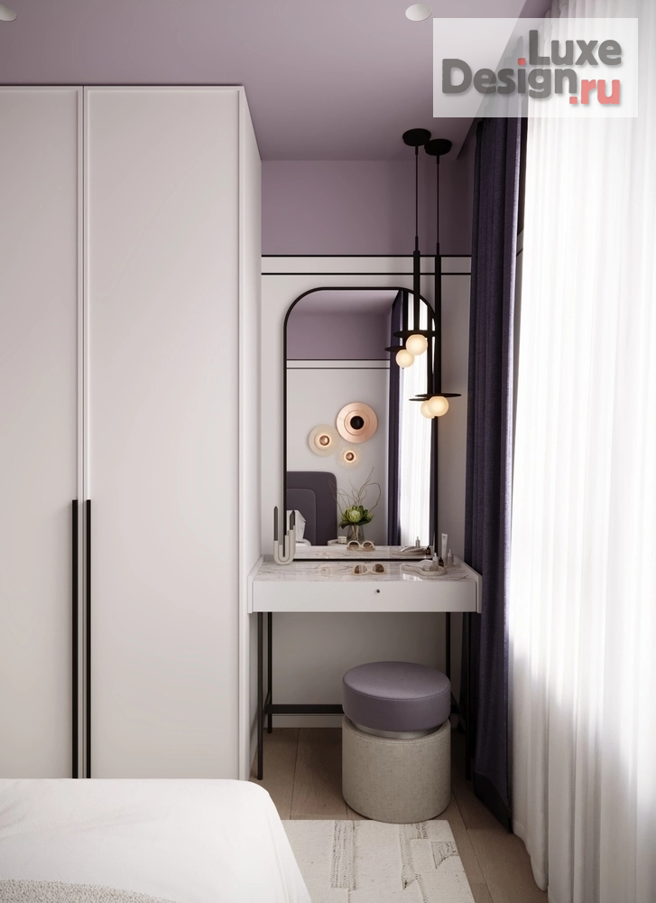 Дизайн интерьера двухкомнатной квартиры "Дизайн интерьера двухкомнатной квартиры "Интерьер квартиры в ЖК "Мылзавод""" (фото 26)