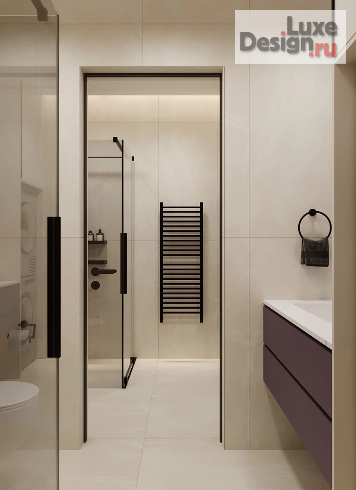 Дизайн интерьера двухкомнатной квартиры "Дизайн интерьера двухкомнатной квартиры "Интерьер квартиры в ЖК "Мылзавод""" (фото 35)