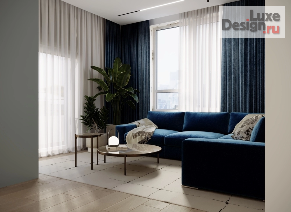 Дизайн интерьера двухкомнатной квартиры "Дизайн интерьера двухкомнатной квартиры "Интерьер квартиры в ЖК "Мылзавод""" (фото 9)