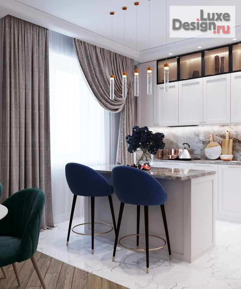 Дизайн интерьера квартиры "Дизайн проект в современной классике" (фото 5)