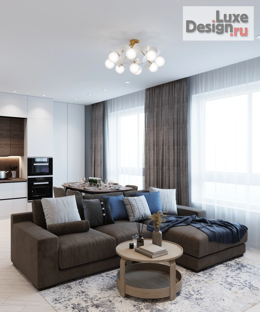 Дизайн интерьера квартиры "Дизайн проект квартиры г.Москва ЖК Академика Павлова. " (фото 4)