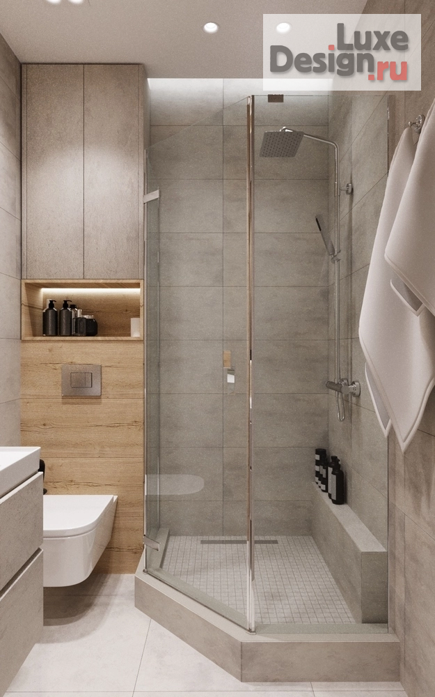 Дизайн интерьера квартиры студии "Дизайн проект квартиры г.Новосибирск ЖК Акация" (фото 7)