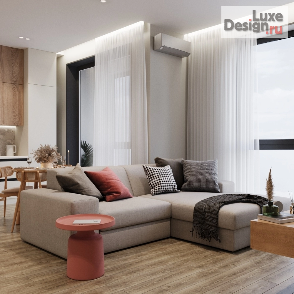 Дизайн интерьера двухкомнатной квартиры "Проект ЖК ВРЕМЯ г.Москва" (фото 3)