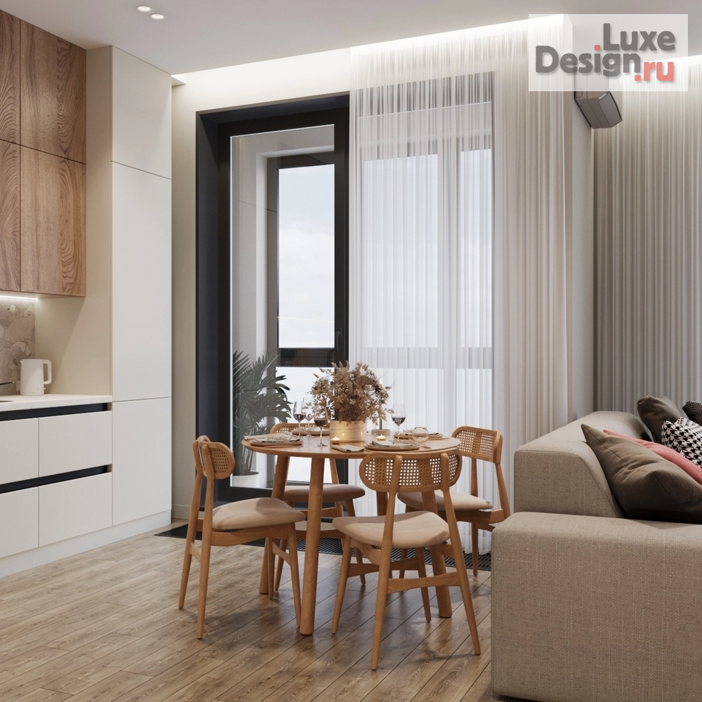 Дизайн интерьера двухкомнатной квартиры "Проект ЖК ВРЕМЯ г.Москва" (фото 4)