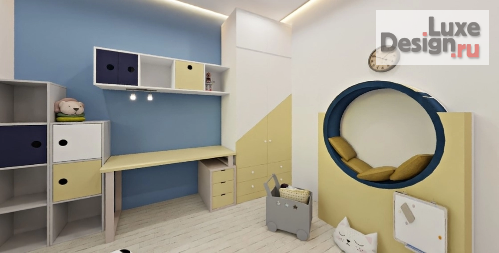 Дизайн интерьера детской "Детская, комната подростка" (фото 2)