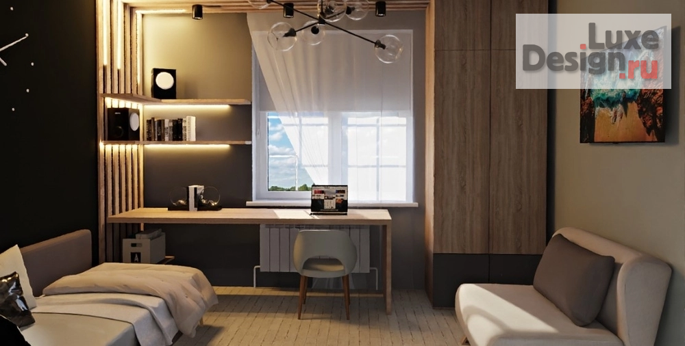 Дизайн интерьера детской "Детская, комната подростка" (фото 6)