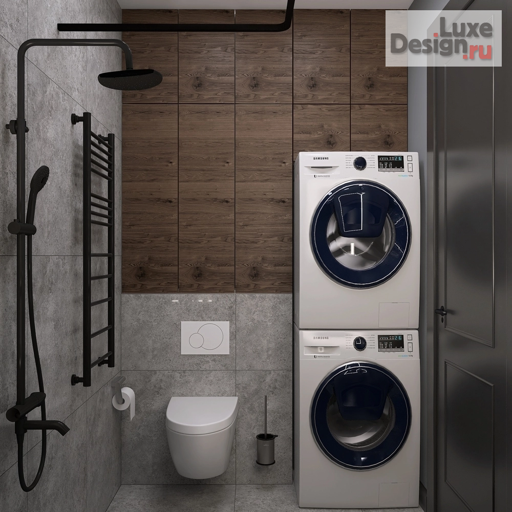 Дизайн интерьера двухкомнатной квартиры "Двушка в современном стиле" (фото 13)