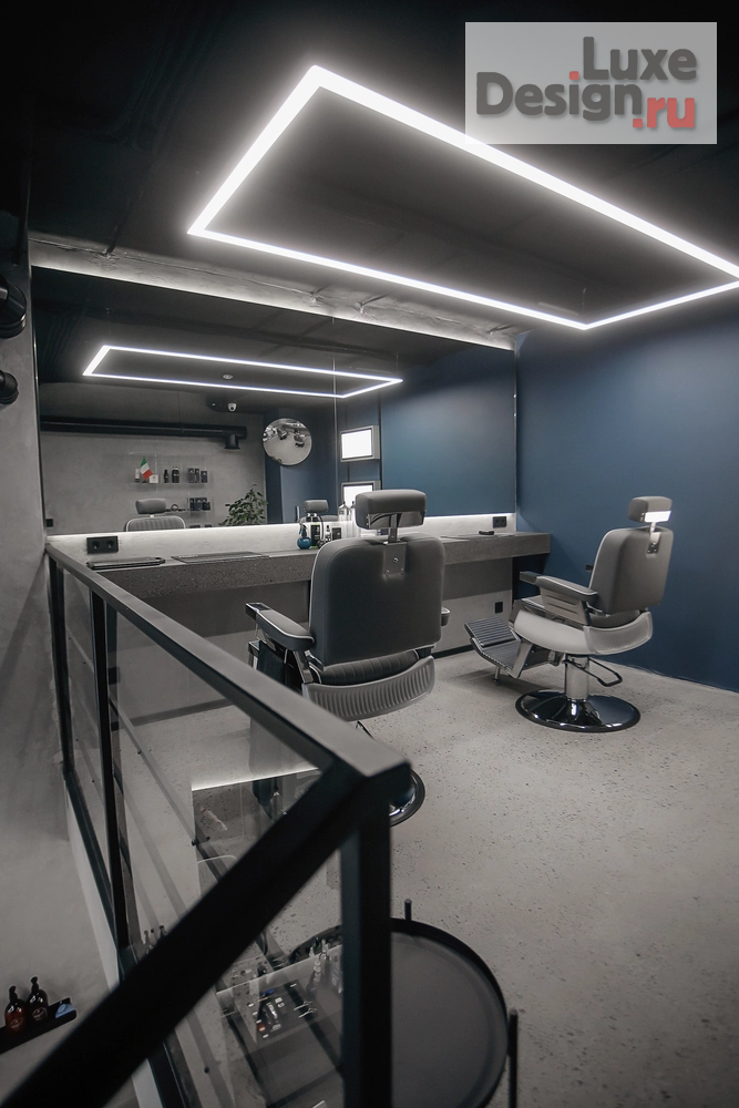 Дизайн интерьера салона красоты "Барбершоп UOMO" (фото 1) от дизайнера Беллер Алина Дизайн интерьера салона красоты "Барбершоп UOMO" (фото 1)