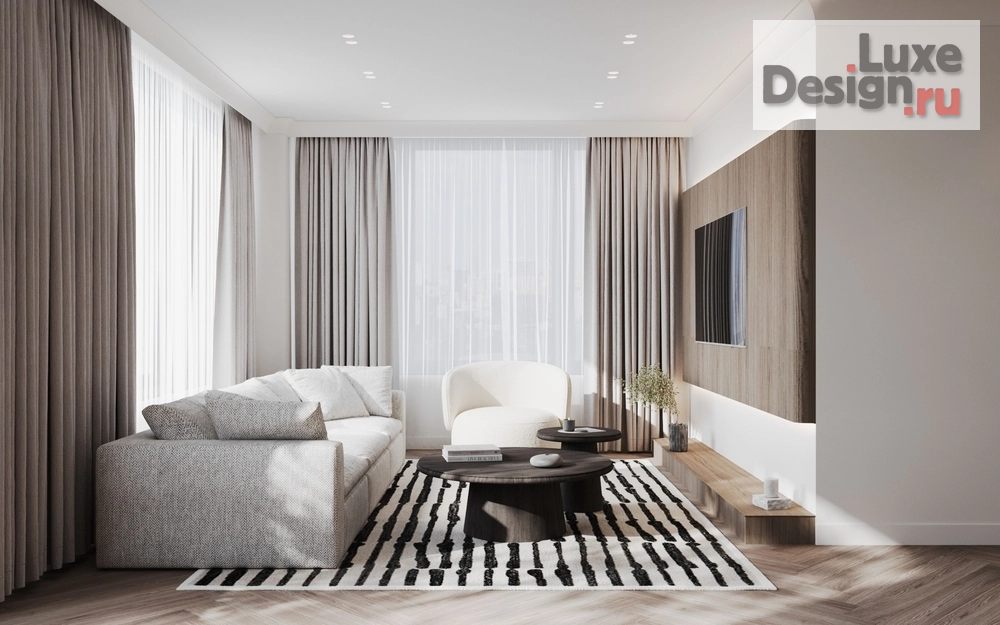 Дизайн интерьера трехкомнатной квартиры "ЖК на Декабристов" (фото 5)