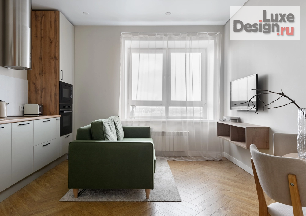 Дизайн интерьера трехкомнатной квартиры "Квартира в скандинавском стиле" (фото 6)