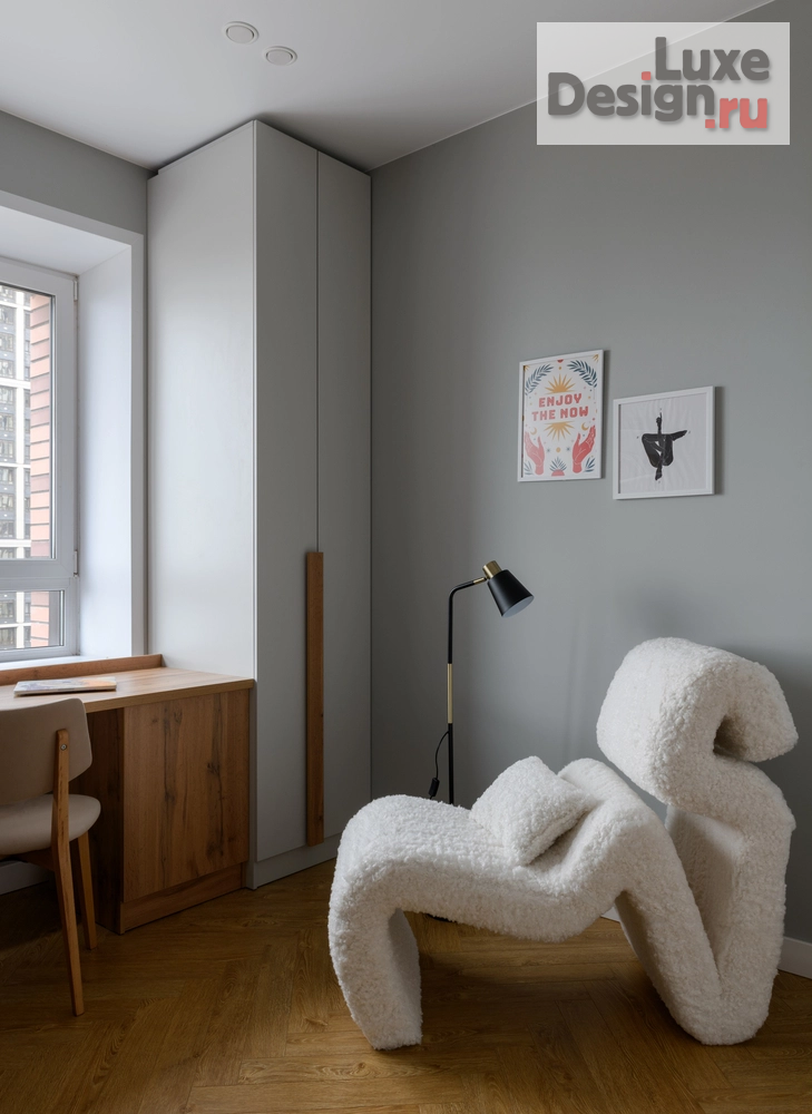 Дизайн интерьера трехкомнатной квартиры "Квартира в скандинавском стиле" (фото 16)