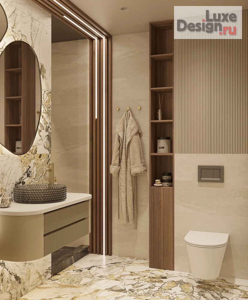 Дизайн интерьера квартиры "Дизайн квартиры в г. Новосибирск, ЖК Державина 50." (фото 9)