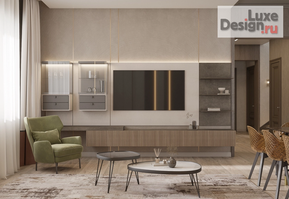 Дизайн интерьера коттеджа "Дизайн интерьера частного дома в пос. Кольцово" (фото 9)