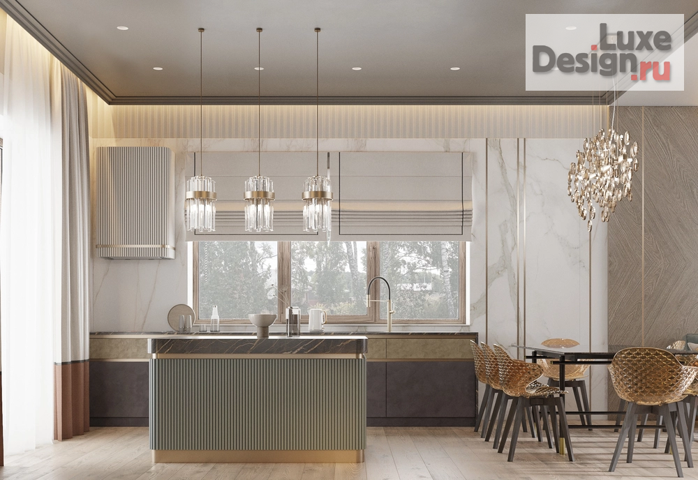 Дизайн интерьера коттеджа "Дизайн интерьера частного дома в пос. Кольцово" (фото 12)