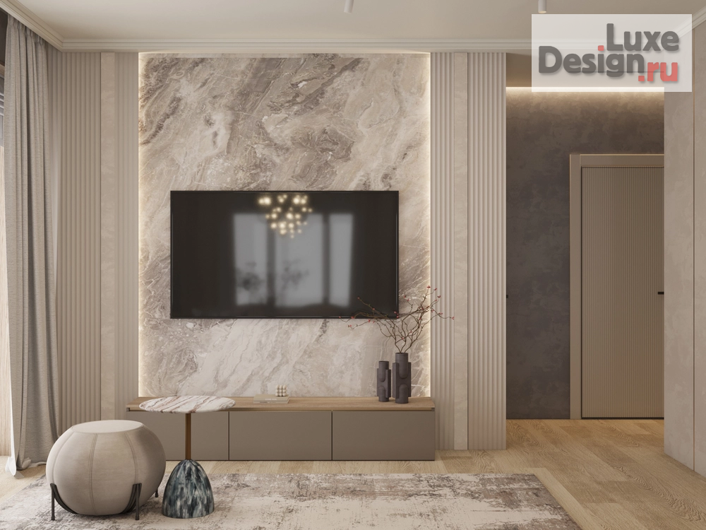 Дизайн интерьера квартиры "Дизайн квартиры в г. Новосибирск, ЖК Державина 50." (фото 3)