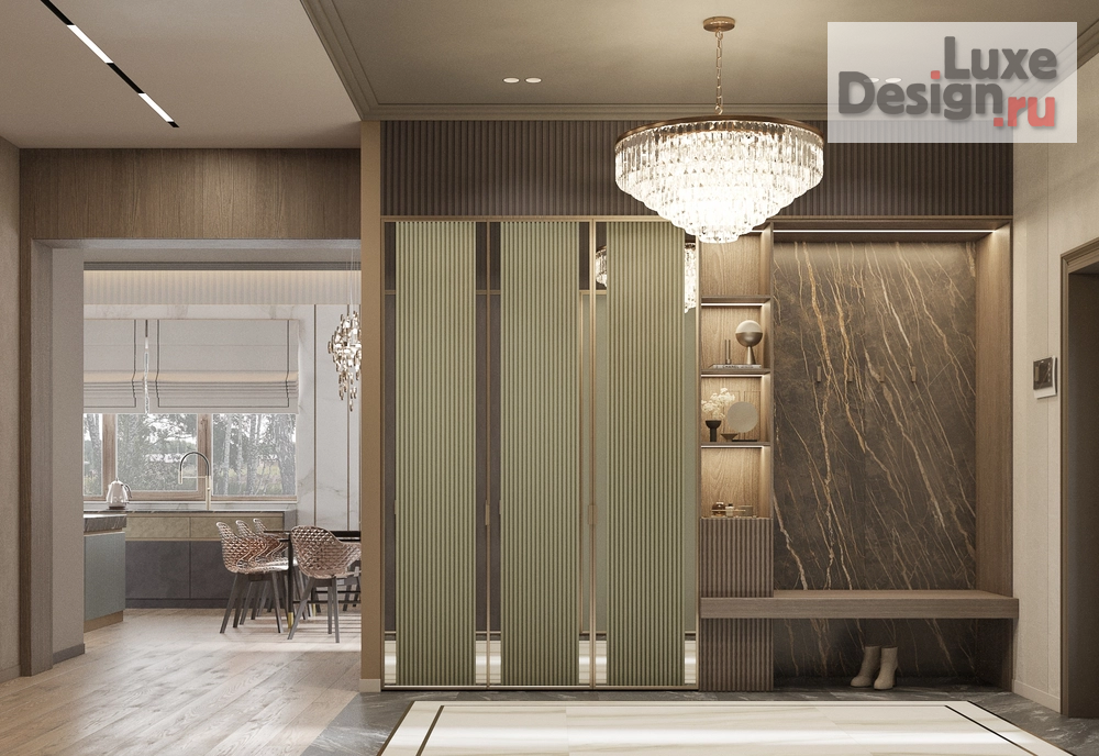 Дизайн интерьера коттеджа "Дизайн интерьера частного дома в пос. Кольцово" (фото 13)