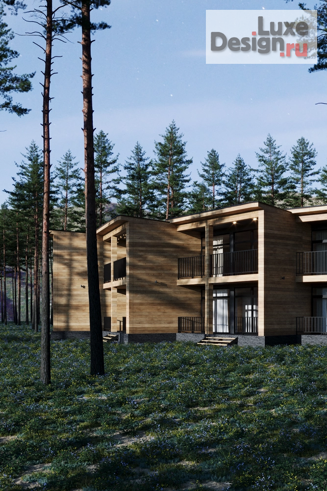 Общественная архитектура "БАЗА ОТДЫХА. ГОРНЫЙ АЛТАЙ" (фото 8)