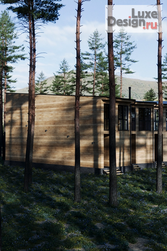 Общественная архитектура "БАЗА ОТДЫХА. ГОРНЫЙ АЛТАЙ" (фото 3)
