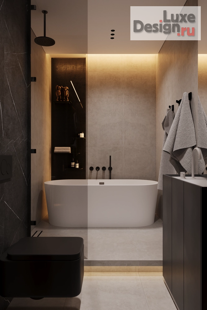 Дизайн интерьера трехкомнатной квартиры "ЖК ЕВРОПЕЙСКИЙ БЕРЕГ" (фото 21)