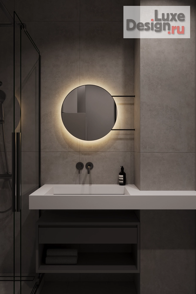 Дизайн интерьера трехкомнатной квартиры "ЖК ЕВРОПЕЙСКИЙ БЕРЕГ" (фото 29)