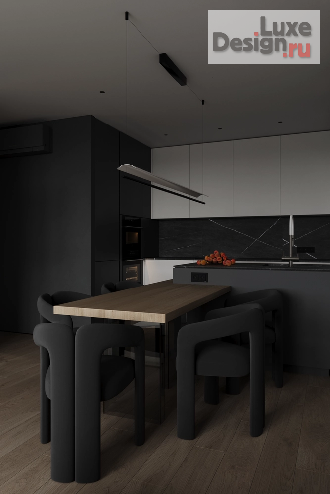 Дизайн интерьера трехкомнатной квартиры "ЖК ЕВРОПЕЙСКИЙ БЕРЕГ" (фото 1)