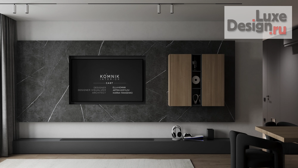 Дизайн интерьера трехкомнатной квартиры "ЖК ЕВРОПЕЙСКИЙ БЕРЕГ" (фото 5)