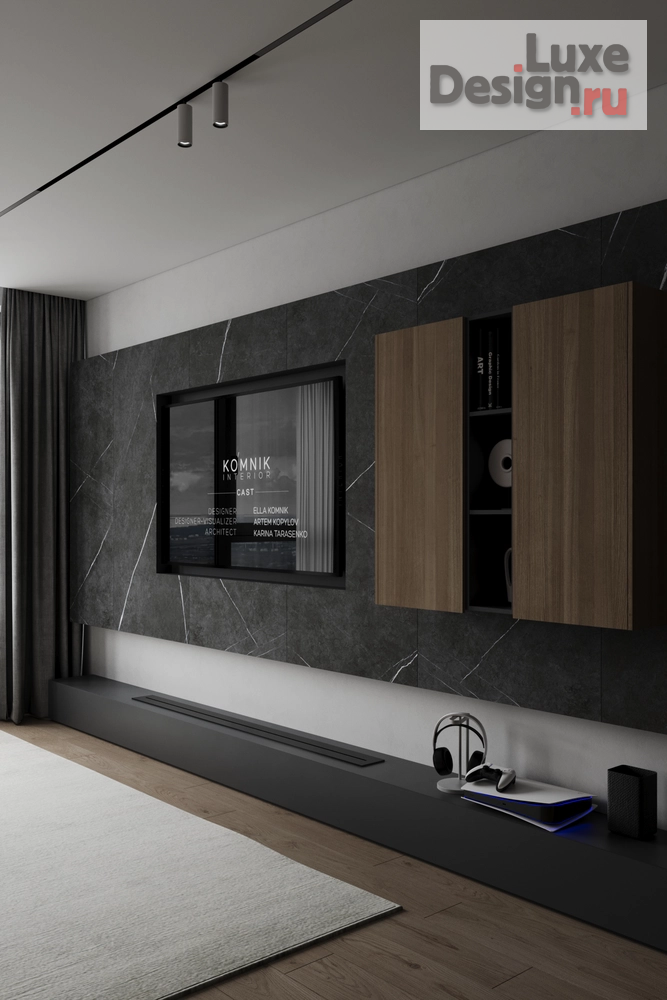 Дизайн интерьера трехкомнатной квартиры "ЖК ЕВРОПЕЙСКИЙ БЕРЕГ" (фото 9)