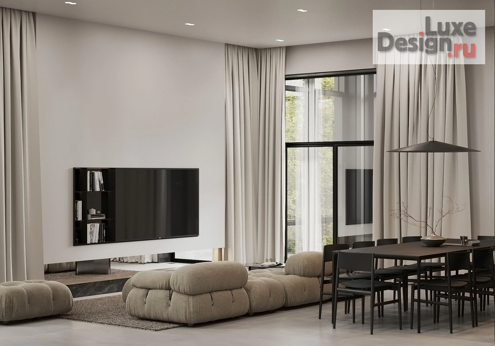 Дизайн интерьера коттеджа "ЗАГОРОДНЫЙ ДОМ В КП "ЛЕСНАЯ АВИАЦИЯ"" (фото 9)