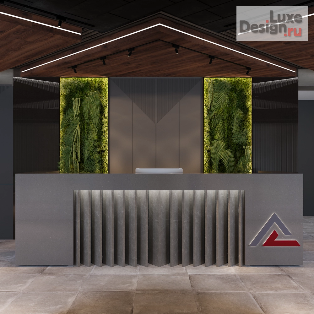 Дизайн интерьера офиса "Дизайн-проект офиса строительной компании" (фото 1)